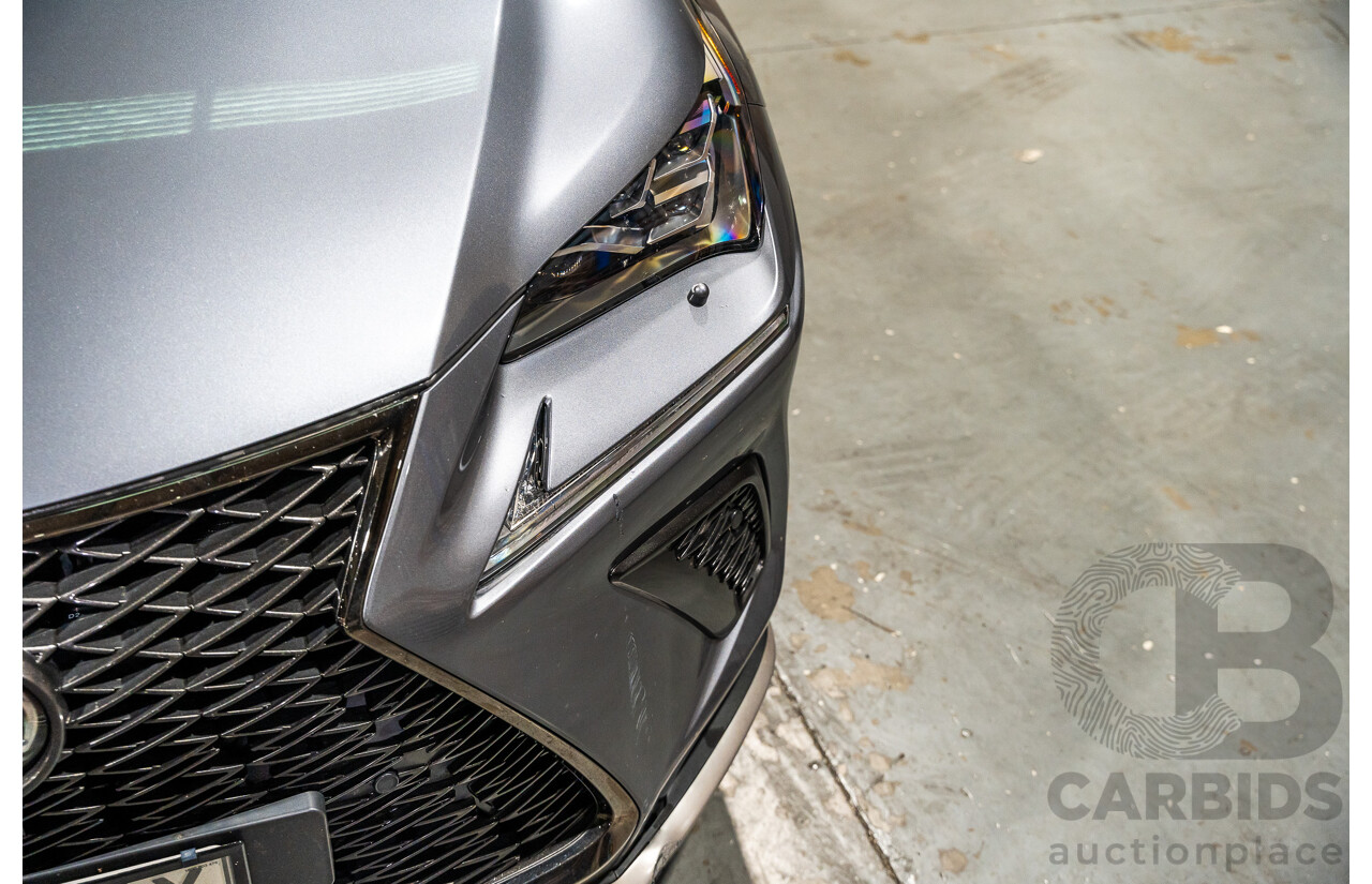 11/2019 Lexus NX300 F-Sport (AWD) AGZ10R MY20 4d Wagon Metallic Grey Turbo 2.0L