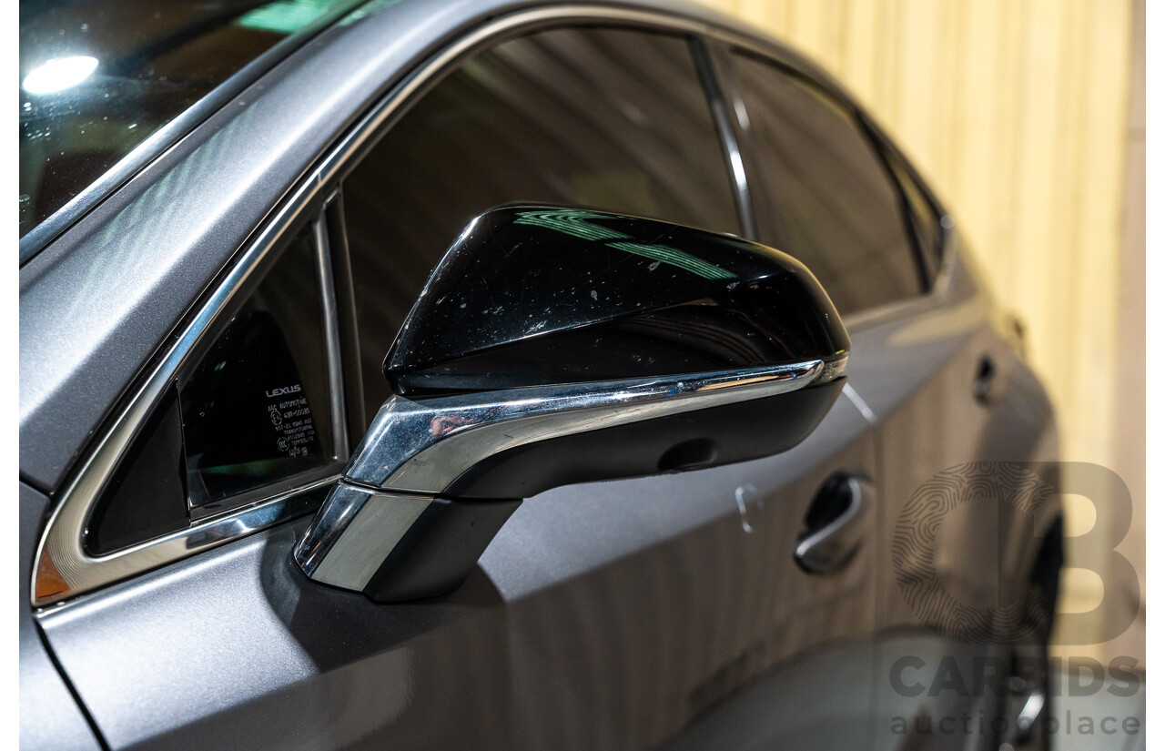 11/2019 Lexus NX300 F-Sport (AWD) AGZ10R MY20 4d Wagon Metallic Grey Turbo 2.0L