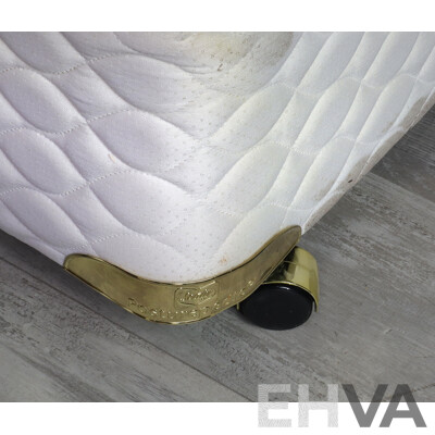 King Size Oak Sleigh Bed by Wentworth Furniture