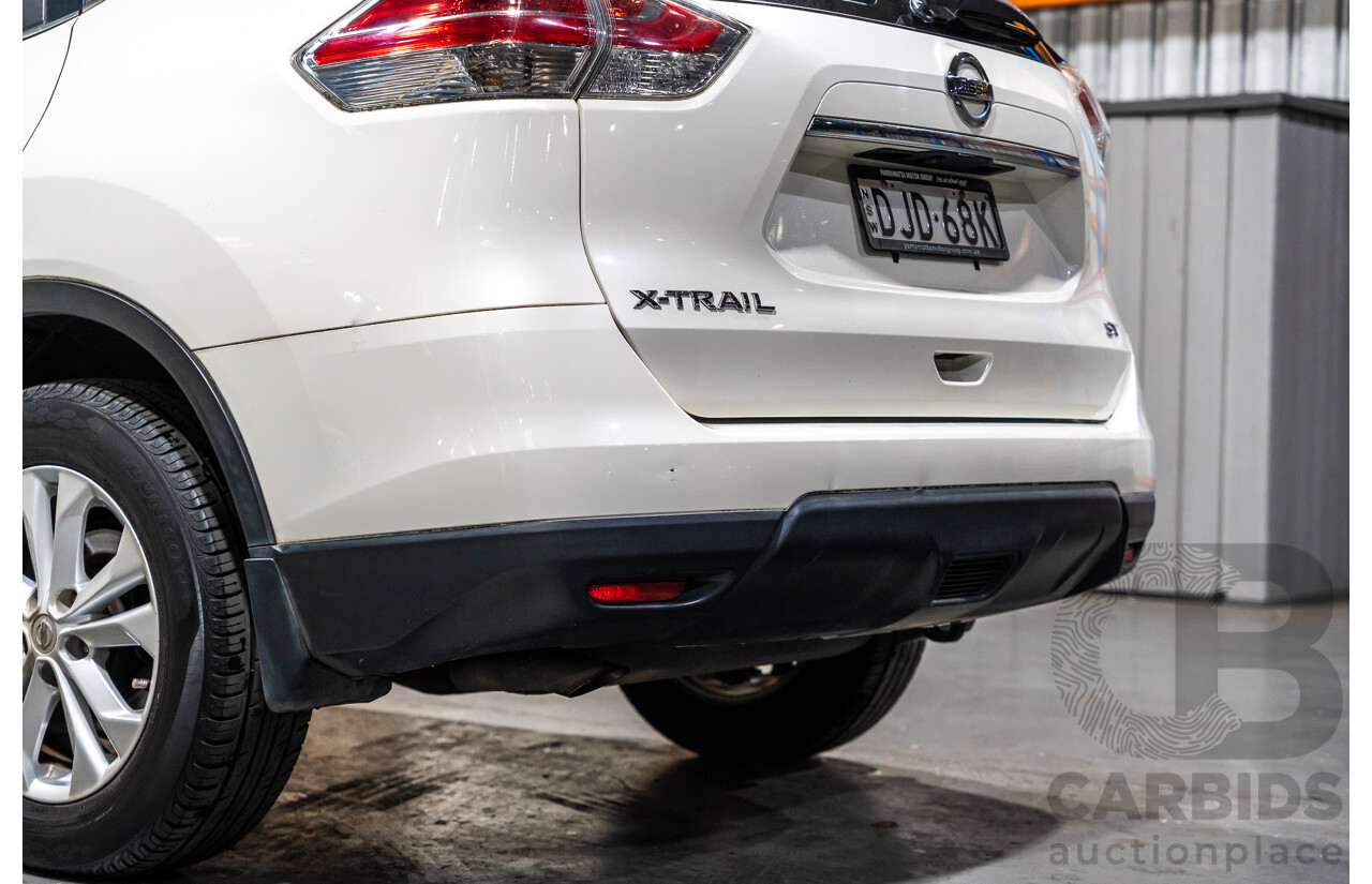 6/2016 Nissan X-Trail ST (fwd) T32 4d Wagon White 2.5L - 7 Seater
