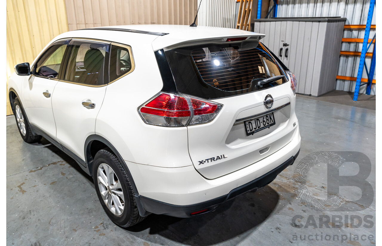 6/2016 Nissan X-Trail ST (fwd) T32 4d Wagon White 2.5L - 7 Seater