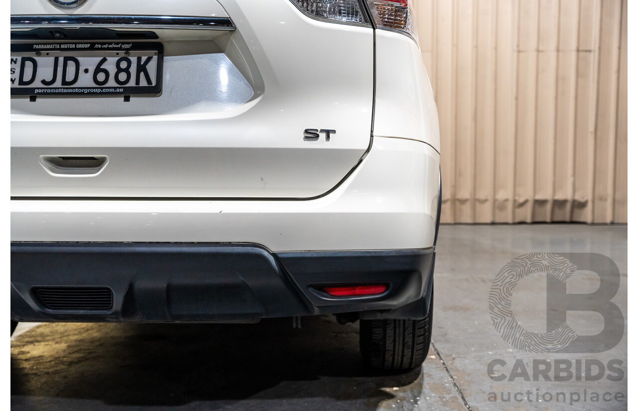 6/2016 Nissan X-Trail ST (fwd) T32 4d Wagon White 2.5L - 7 Seater
