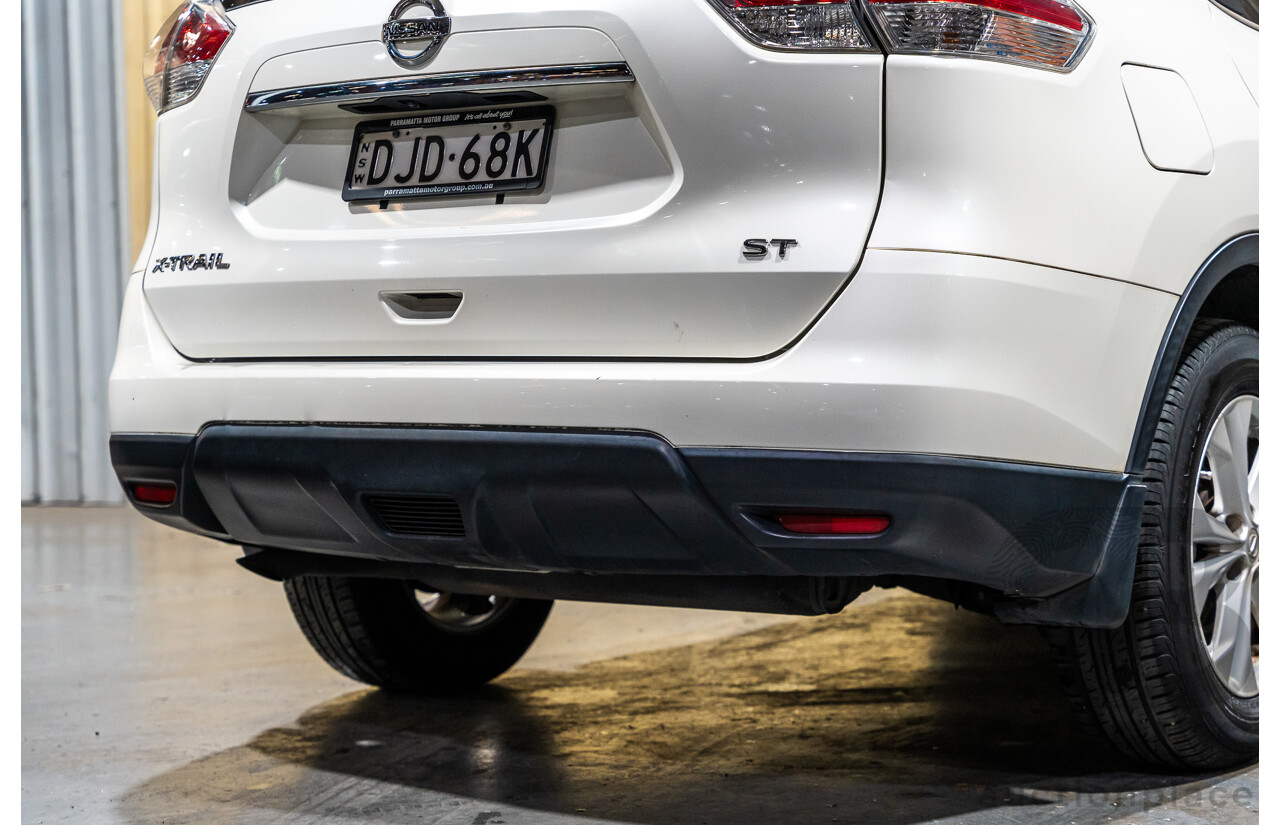 6/2016 Nissan X-Trail ST (fwd) T32 4d Wagon White 2.5L - 7 Seater