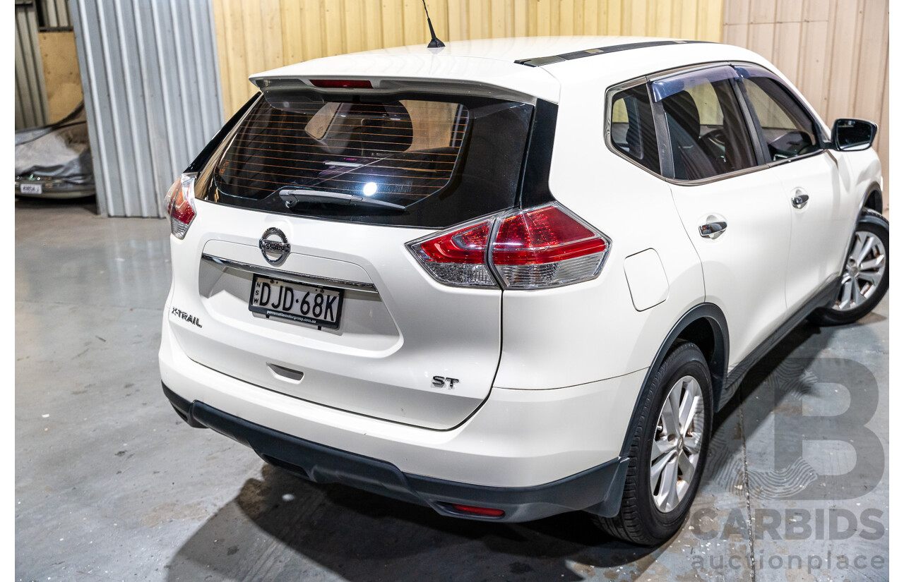 6/2016 Nissan X-Trail ST (fwd) T32 4d Wagon White 2.5L - 7 Seater