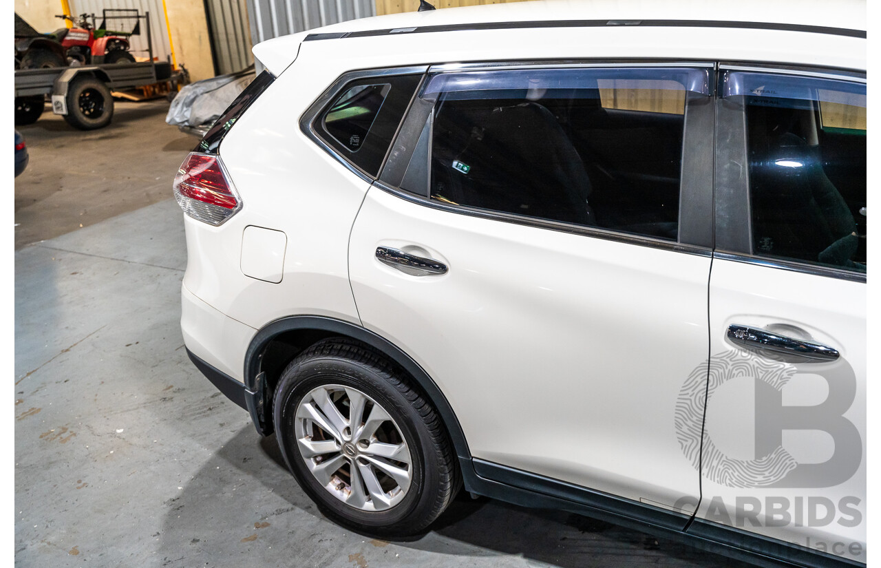 6/2016 Nissan X-Trail ST (fwd) T32 4d Wagon White 2.5L - 7 Seater