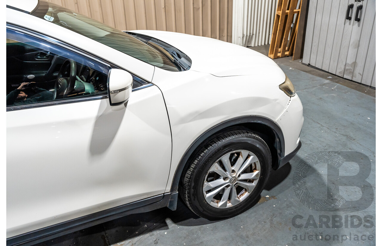 6/2016 Nissan X-Trail ST (fwd) T32 4d Wagon White 2.5L - 7 Seater