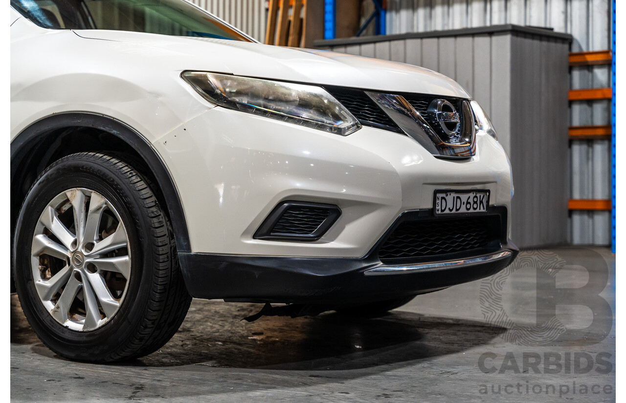 6/2016 Nissan X-Trail ST (fwd) T32 4d Wagon White 2.5L - 7 Seater