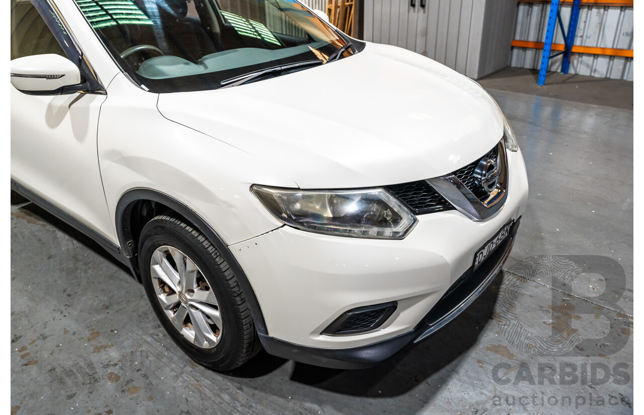 6/2016 Nissan X-Trail ST (fwd) T32 4d Wagon White 2.5L - 7 Seater