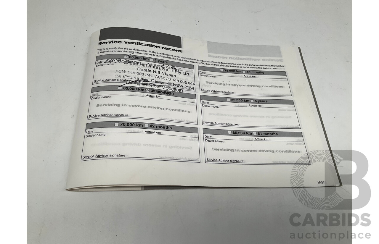 6/2016 Nissan X-Trail ST (fwd) T32 4d Wagon White 2.5L - 7 Seater