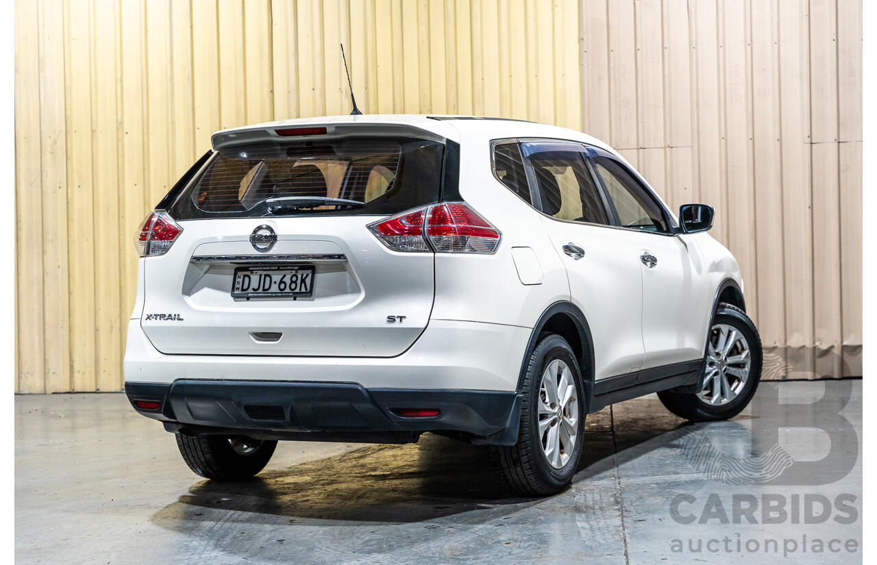 6/2016 Nissan X-Trail ST (fwd) T32 4d Wagon White 2.5L - 7 Seater
