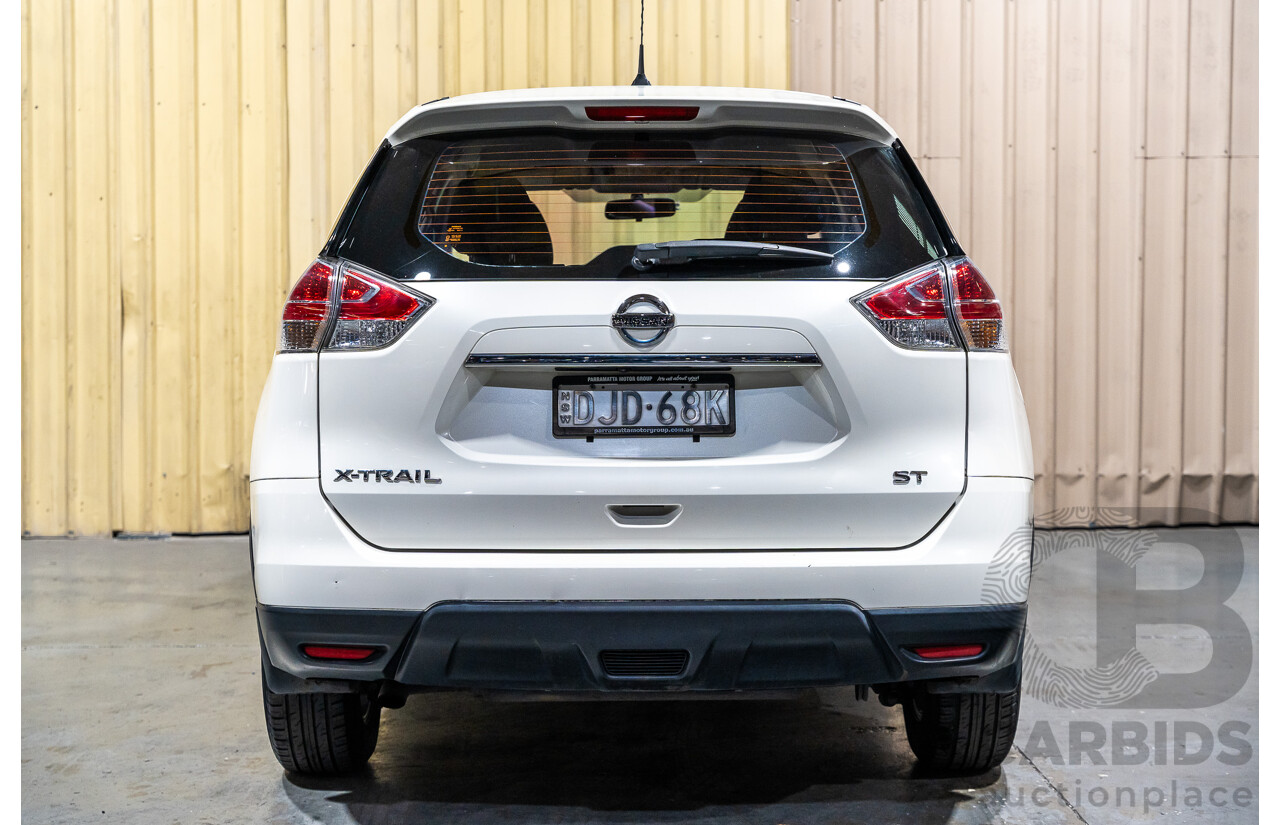 6/2016 Nissan X-Trail ST (fwd) T32 4d Wagon White 2.5L - 7 Seater
