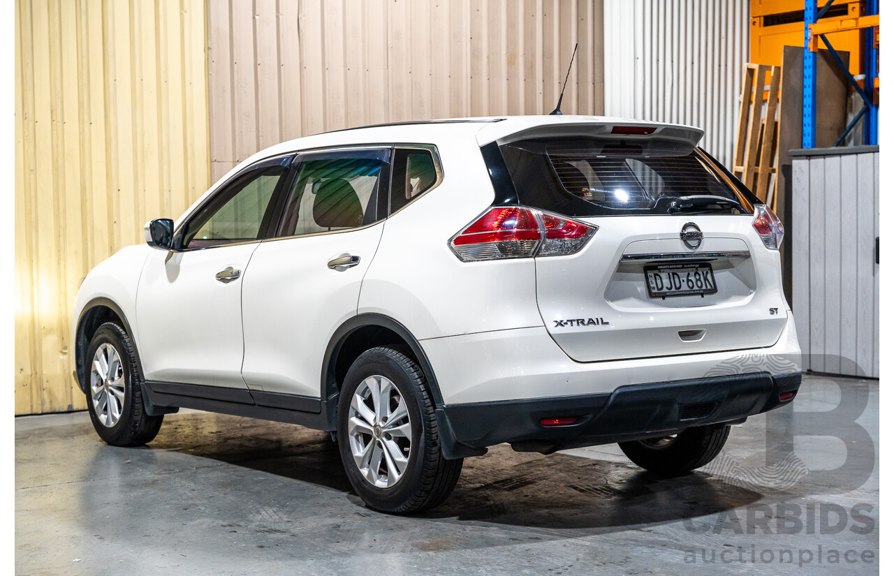 6/2016 Nissan X-Trail ST (fwd) T32 4d Wagon White 2.5L - 7 Seater