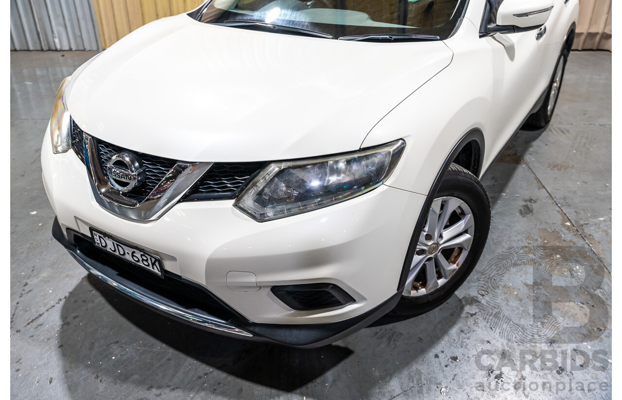 6/2016 Nissan X-Trail ST (fwd) T32 4d Wagon White 2.5L - 7 Seater