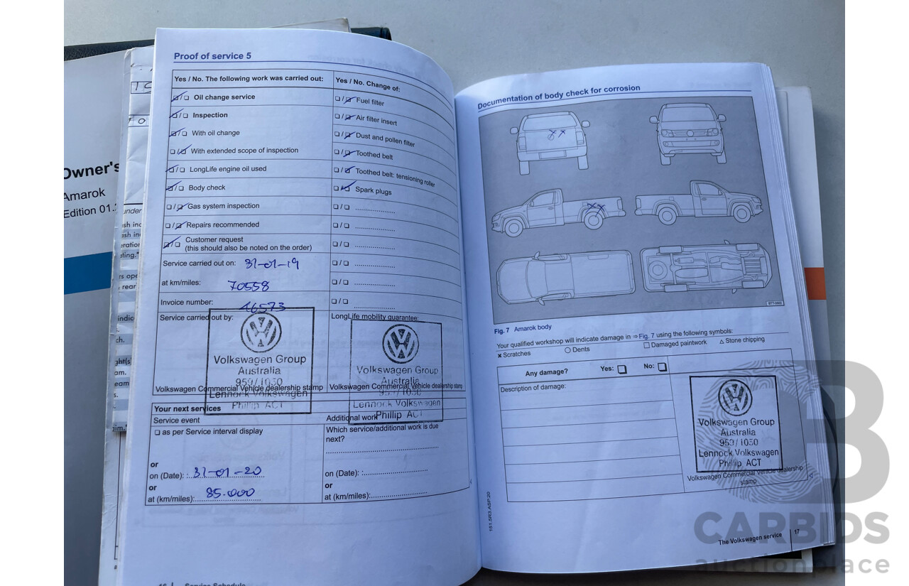 12/2015 Volkswagen Amarok Tdi420 Highline (4x4) 2H MY15 Dual Cab Utility White 2.0L