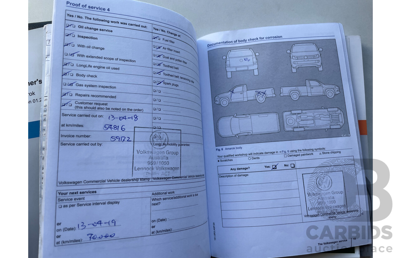 12/2015 Volkswagen Amarok Tdi420 Highline (4x4) 2H MY15 Dual Cab Utility White 2.0L