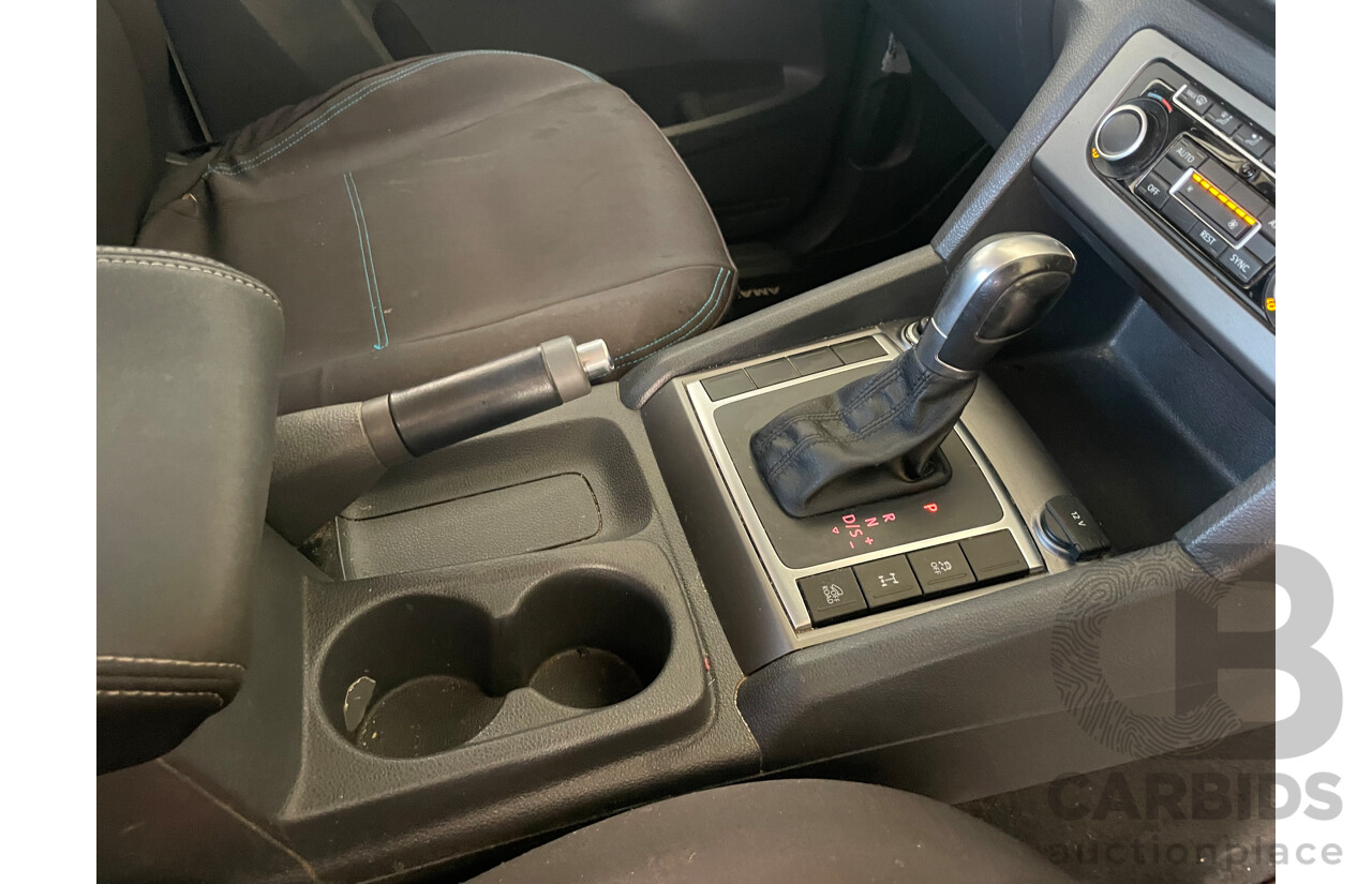 12/2015 Volkswagen Amarok Tdi420 Highline (4x4) 2H MY15 Dual Cab Utility White 2.0L