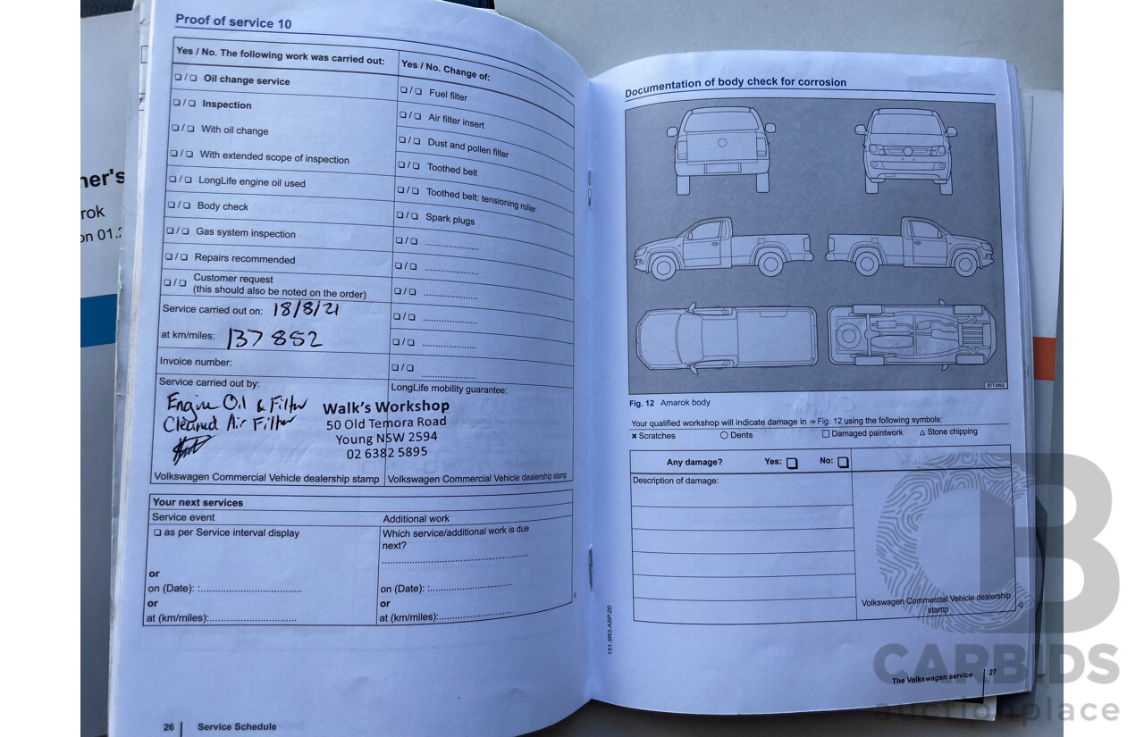 12/2015 Volkswagen Amarok Tdi420 Highline (4x4) 2H MY15 Dual Cab Utility White 2.0L