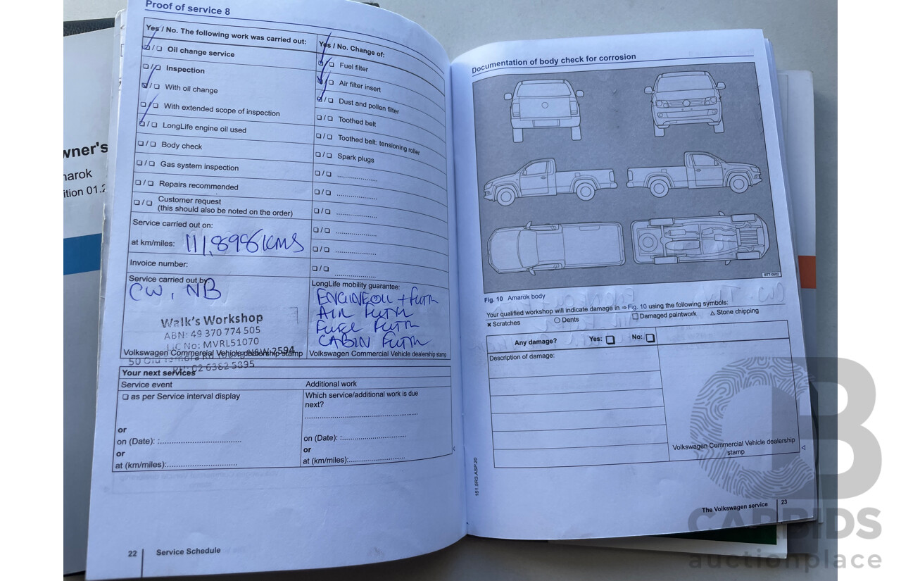 12/2015 Volkswagen Amarok Tdi420 Highline (4x4) 2H MY15 Dual Cab Utility White 2.0L