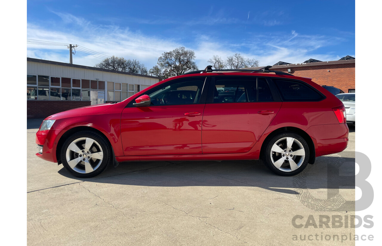 07/2015 Skoda Octavia 110 TSI AMBITION FWD NE MY16 4D Wagon Red 1.4L