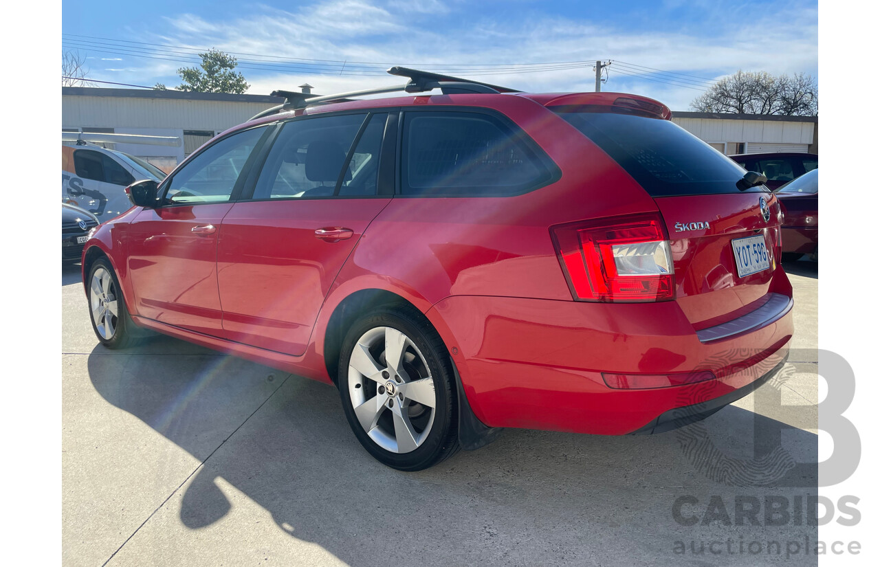 07/2015 Skoda Octavia 110 TSI AMBITION FWD NE MY16 4D Wagon Red 1.4L