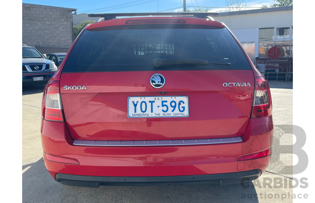07/2015 Skoda Octavia 110 TSI AMBITION FWD NE MY16 4D Wagon Red 1.4L