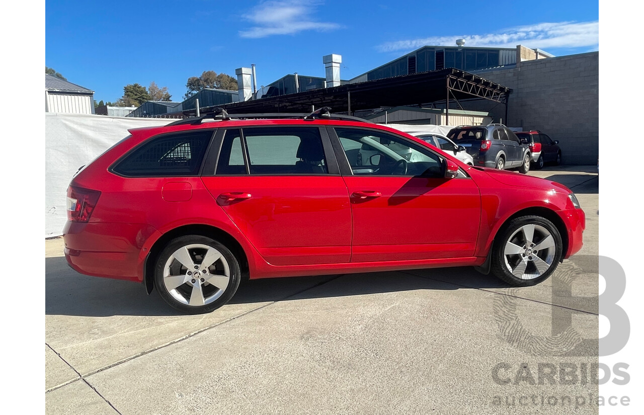 07/2015 Skoda Octavia 110 TSI AMBITION FWD NE MY16 4D Wagon Red 1.4L