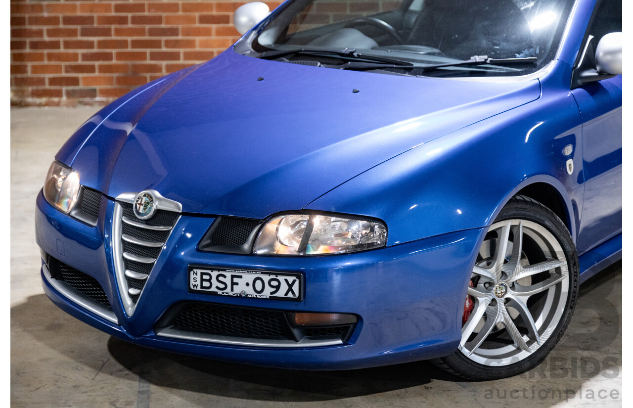 8/2010 Alfa Romeo GT 3.2 V6 100th Anniversary Limited Edition Build No #96 2d Coupe Atlantico Blue 3.2L