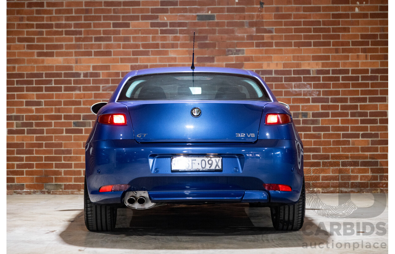 8/2010 Alfa Romeo GT 3.2 V6 100th Anniversary Limited Edition Build No #96 2d Coupe Atlantico Blue 3.2L