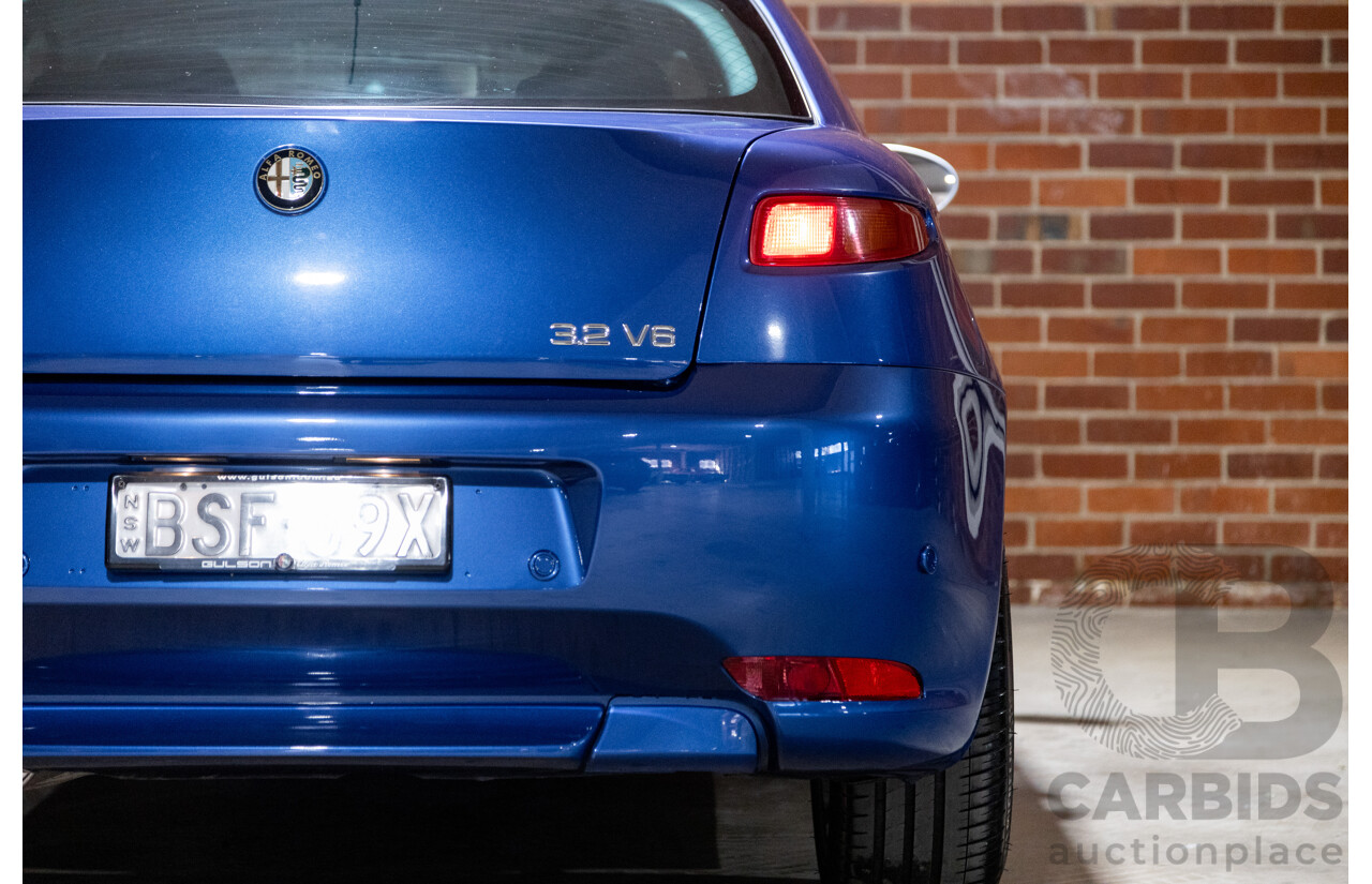 8/2010 Alfa Romeo GT 3.2 V6 100th Anniversary Limited Edition Build No #96 2d Coupe Atlantico Blue 3.2L