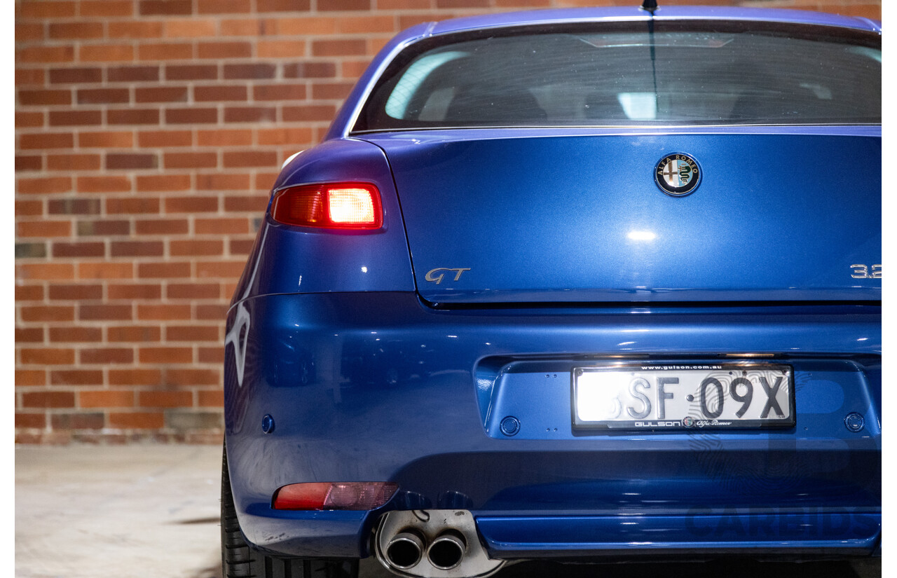 8/2010 Alfa Romeo GT 3.2 V6 100th Anniversary Limited Edition Build No #96 2d Coupe Atlantico Blue 3.2L