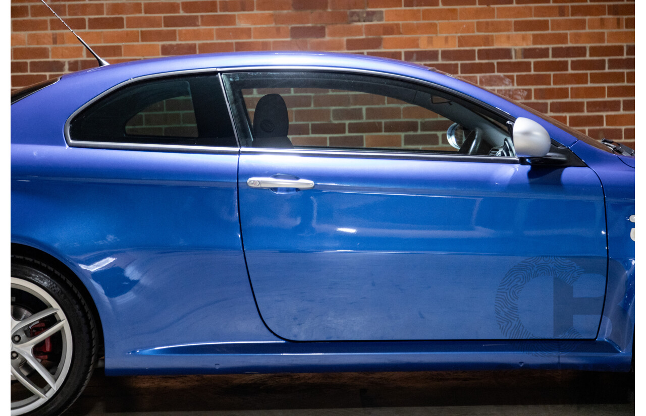 8/2010 Alfa Romeo GT 3.2 V6 100th Anniversary Limited Edition Build No #96 2d Coupe Atlantico Blue 3.2L