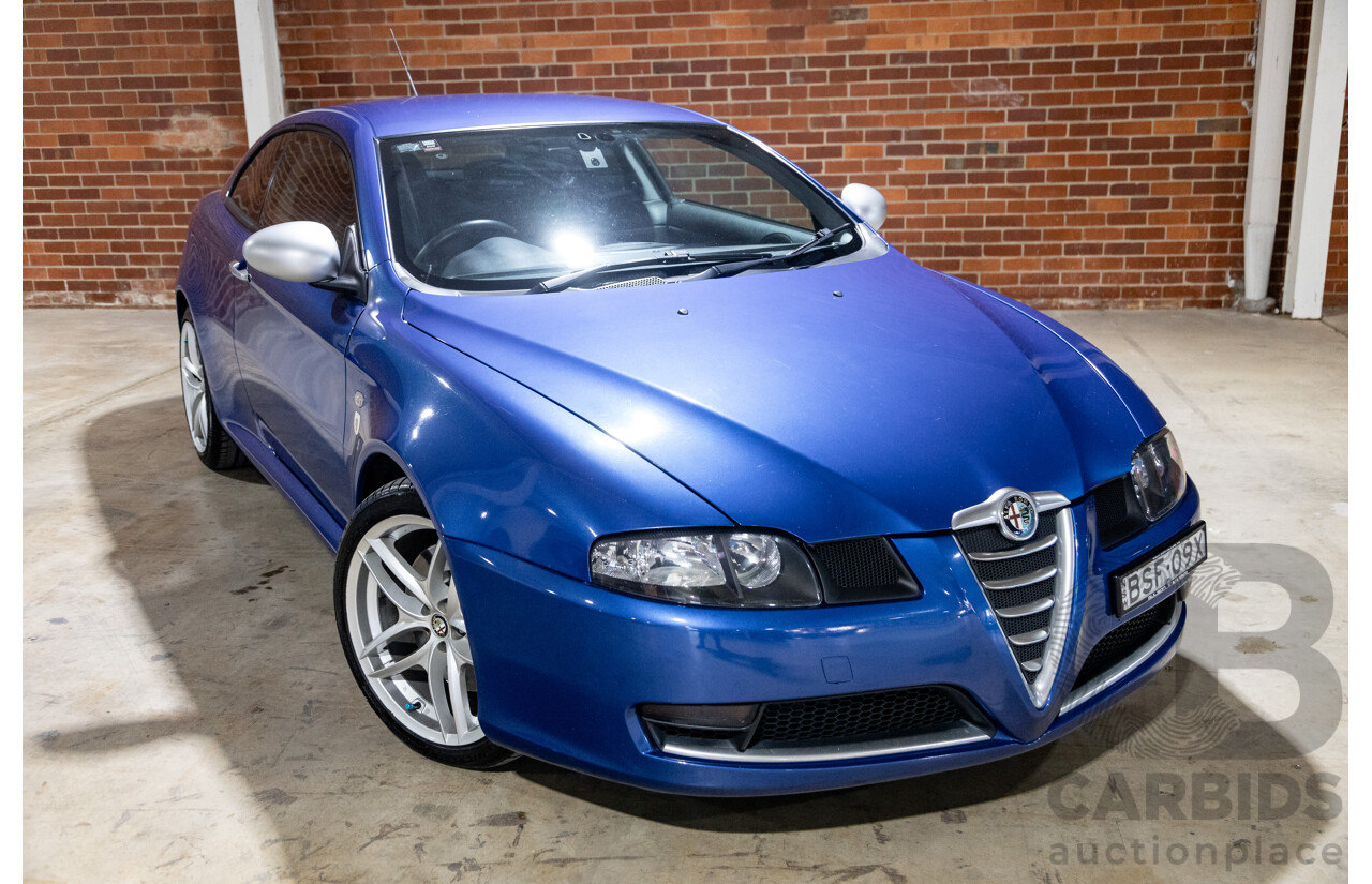8/2010 Alfa Romeo GT 3.2 V6 100th Anniversary Limited Edition Build No #96 2d Coupe Atlantico Blue 3.2L