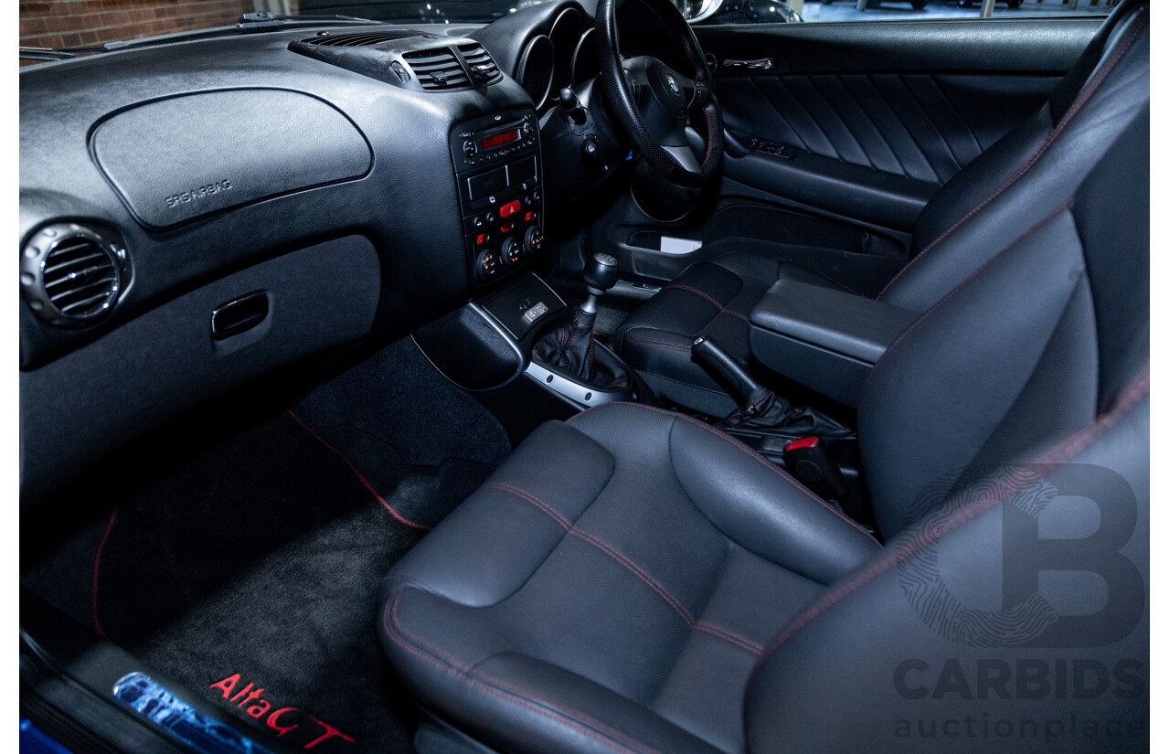 8/2010 Alfa Romeo GT 3.2 V6 100th Anniversary Limited Edition Build No #96 2d Coupe Atlantico Blue 3.2L