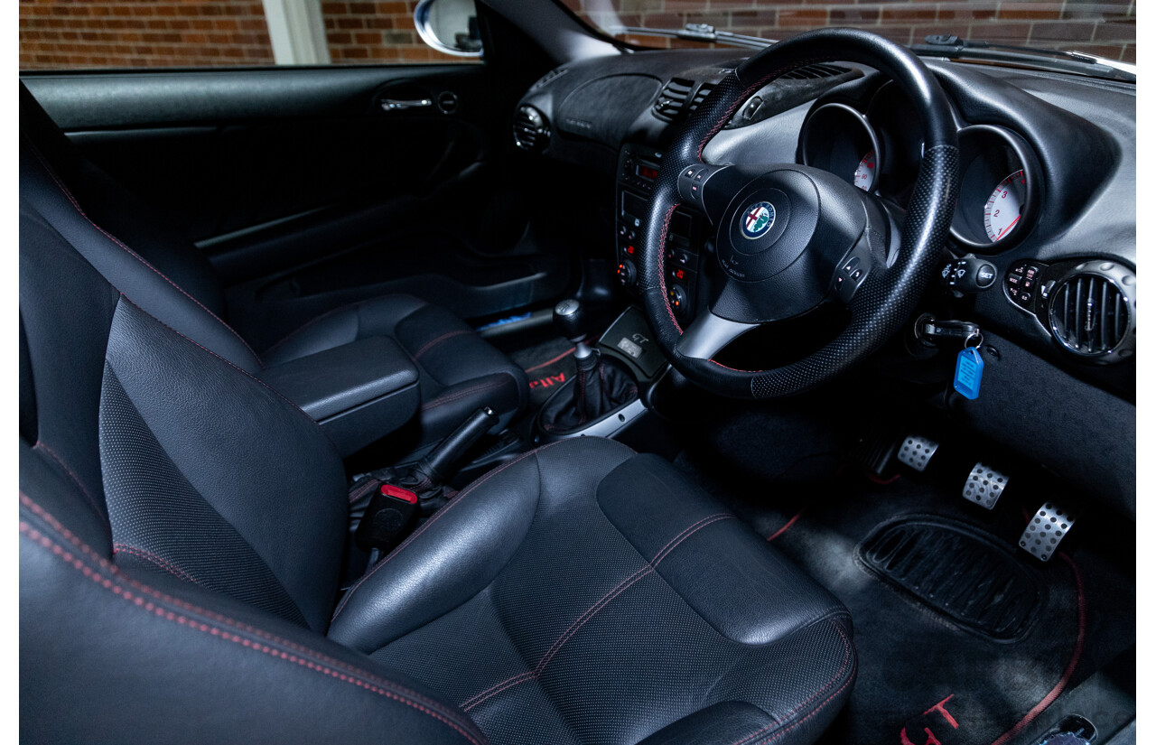 8/2010 Alfa Romeo GT 3.2 V6 100th Anniversary Limited Edition Build No #96 2d Coupe Atlantico Blue 3.2L