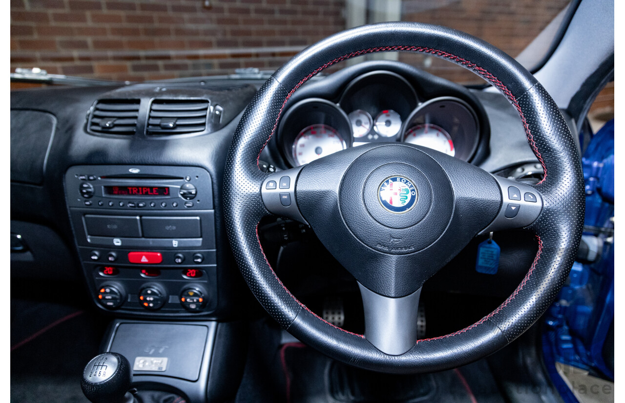 8/2010 Alfa Romeo GT 3.2 V6 100th Anniversary Limited Edition Build No #96 2d Coupe Atlantico Blue 3.2L