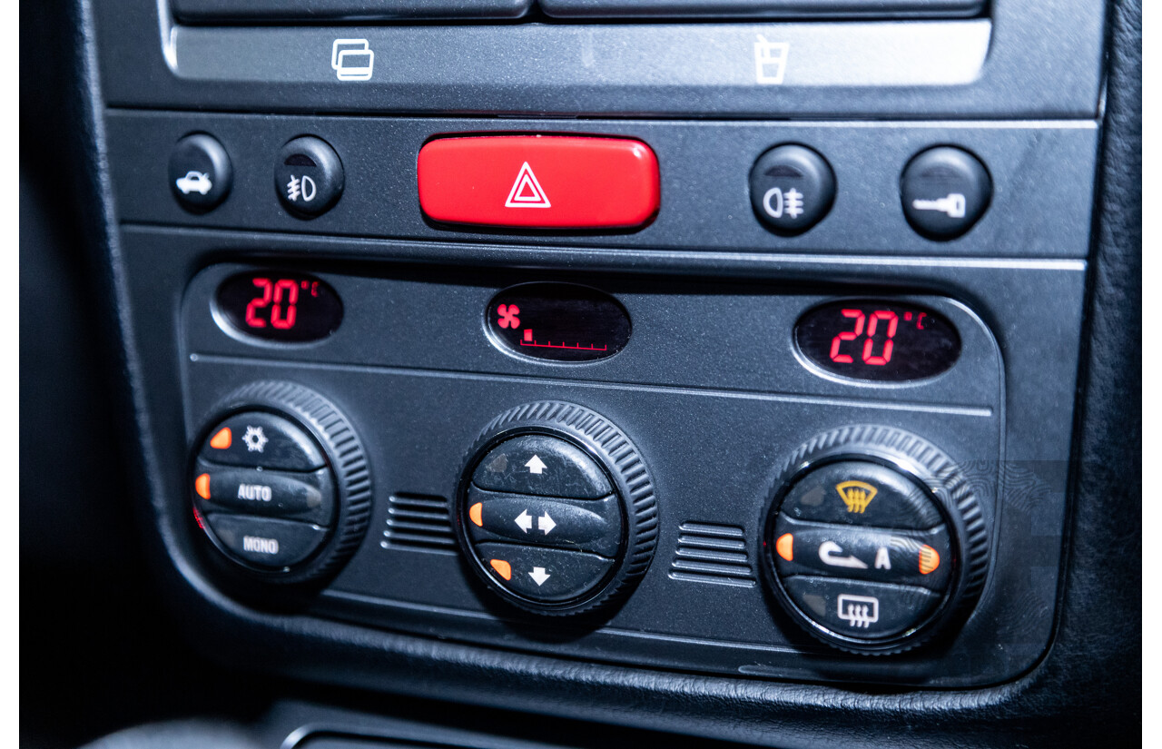 8/2010 Alfa Romeo GT 3.2 V6 100th Anniversary Limited Edition Build No #96 2d Coupe Atlantico Blue 3.2L