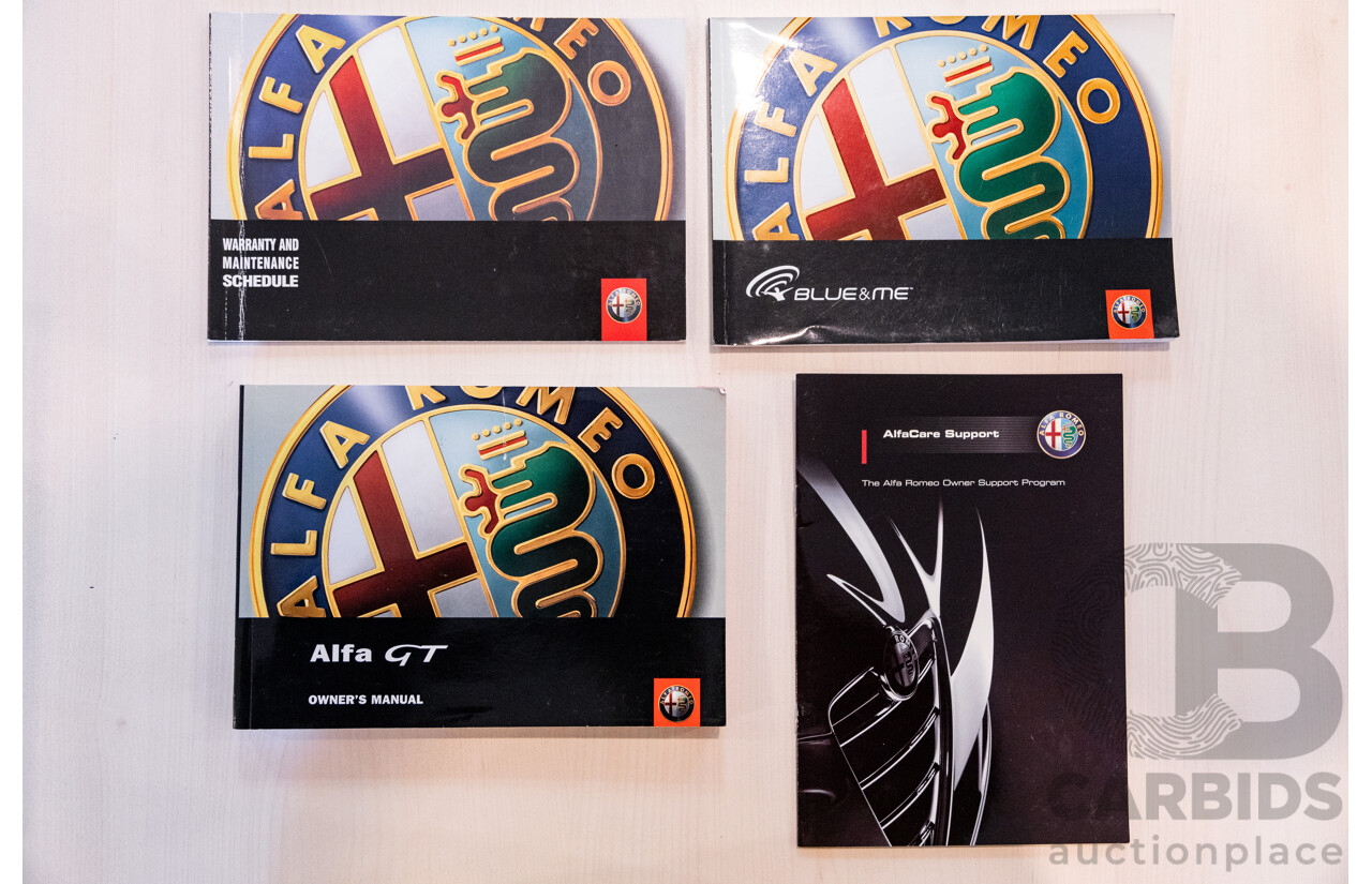 8/2010 Alfa Romeo GT 3.2 V6 100th Anniversary Limited Edition Build No #96 2d Coupe Atlantico Blue 3.2L