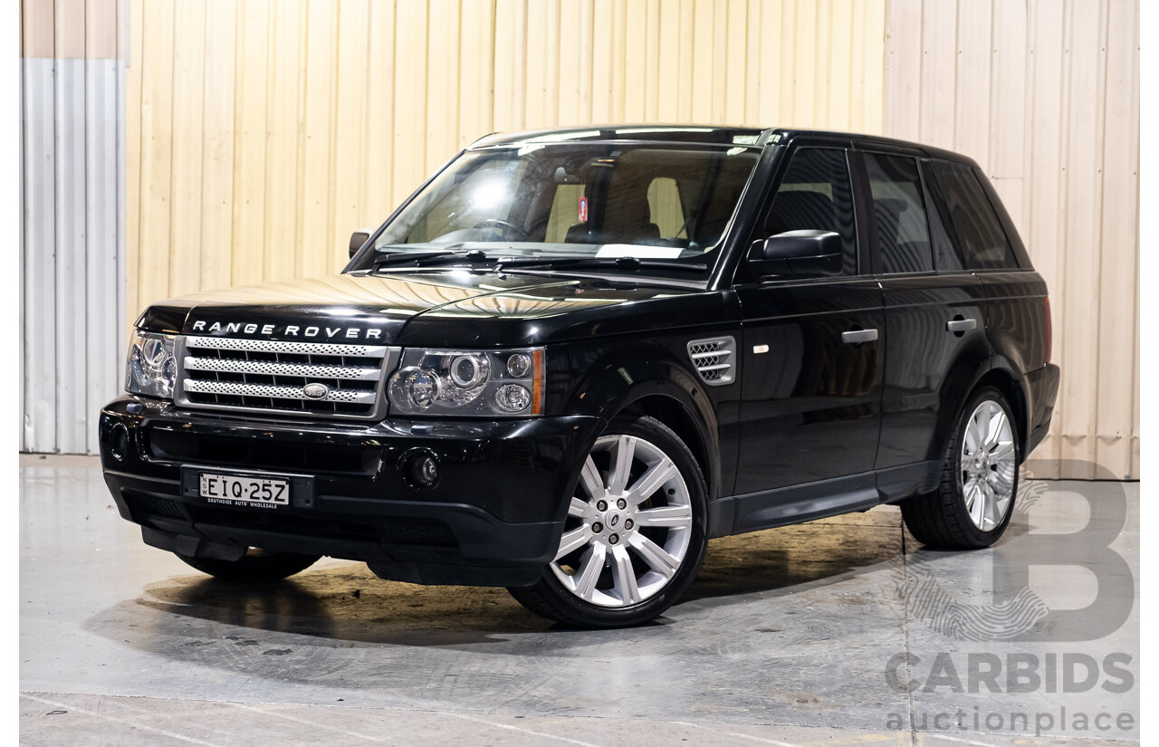 6/2009 Land Rover Range Rover Sport 2.7 TDV6 MY09 4d Wagon Black Turbo Diesel 2.7L