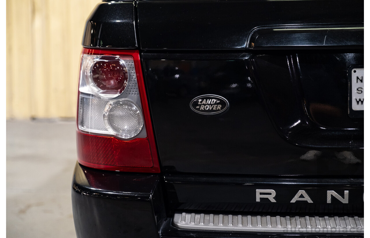 6/2009 Land Rover Range Rover Sport 2.7 TDV6 MY09 4d Wagon Black Turbo Diesel 2.7L