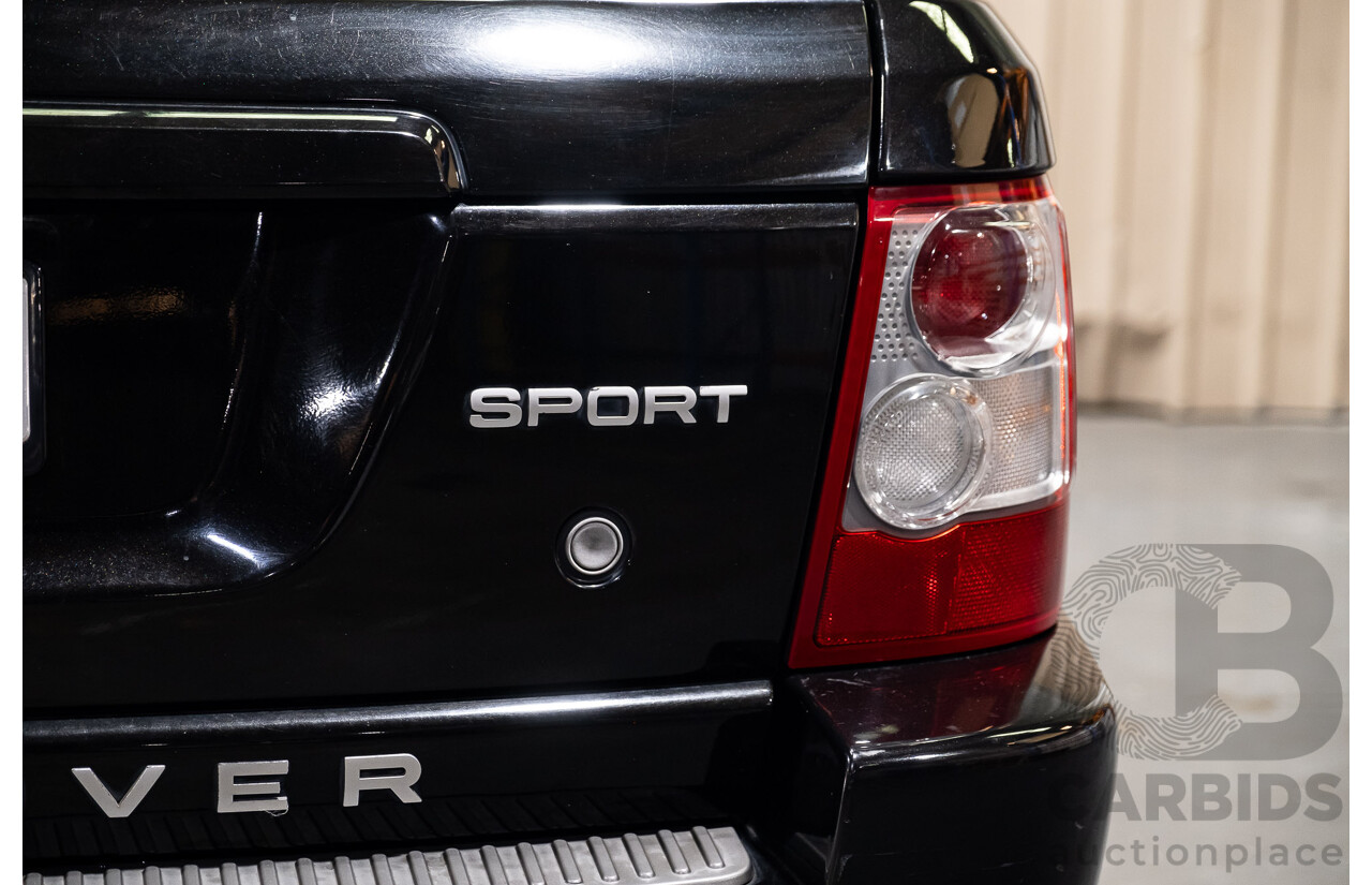 6/2009 Land Rover Range Rover Sport 2.7 TDV6 MY09 4d Wagon Black Turbo Diesel 2.7L