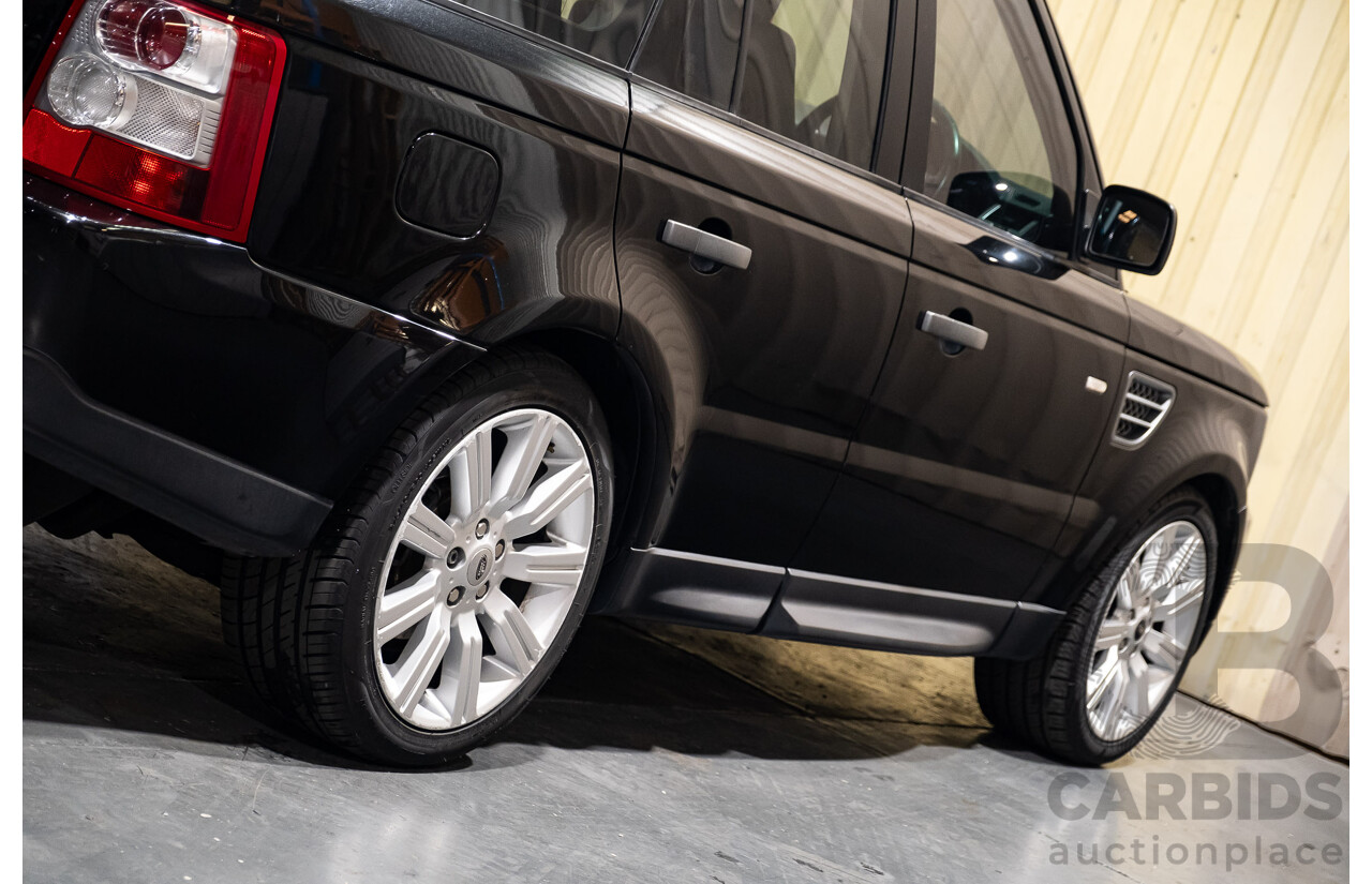 6/2009 Land Rover Range Rover Sport 2.7 TDV6 MY09 4d Wagon Black Turbo Diesel 2.7L