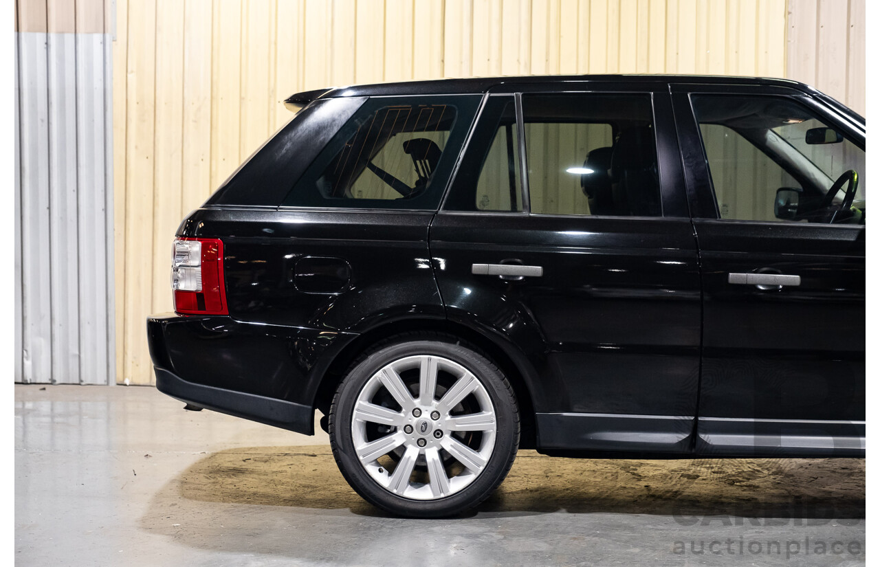 6/2009 Land Rover Range Rover Sport 2.7 TDV6 MY09 4d Wagon Black Turbo Diesel 2.7L