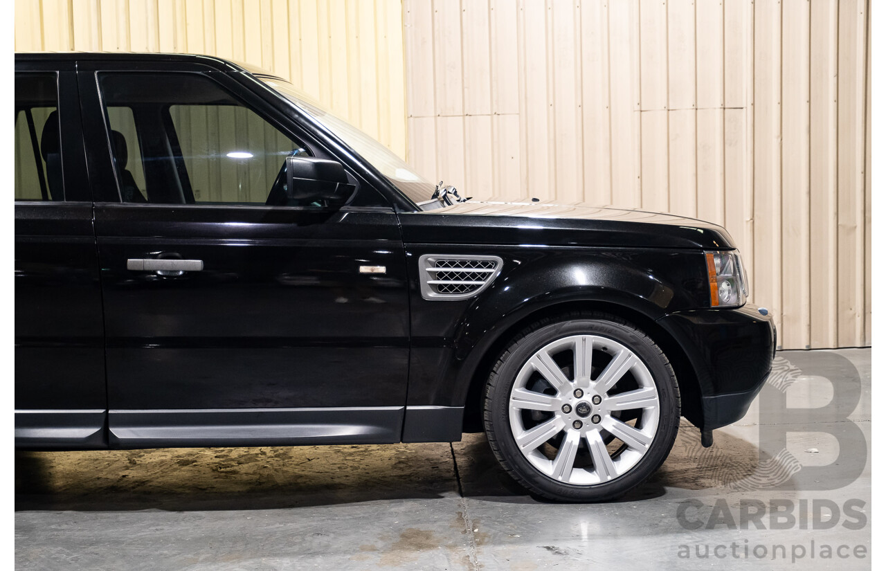 6/2009 Land Rover Range Rover Sport 2.7 TDV6 MY09 4d Wagon Black Turbo Diesel 2.7L