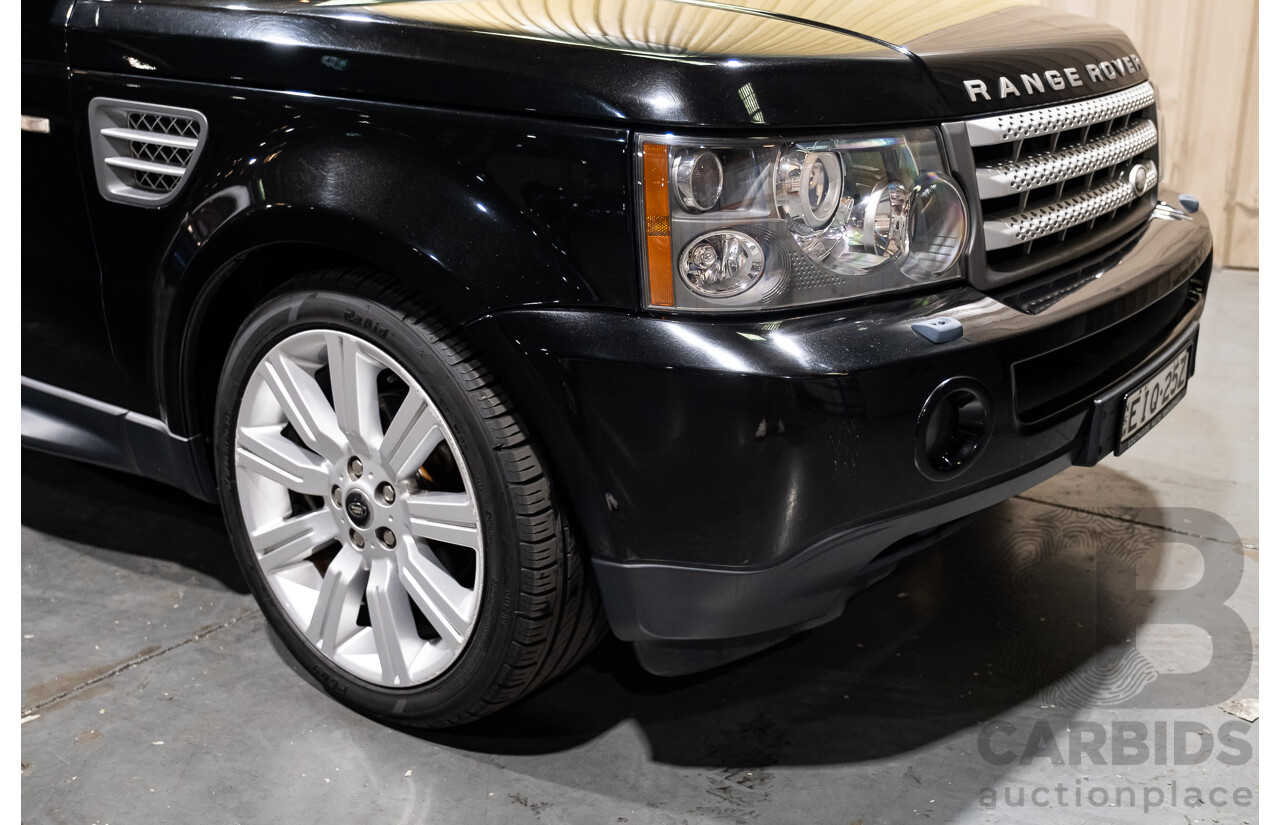 6/2009 Land Rover Range Rover Sport 2.7 TDV6 MY09 4d Wagon Black Turbo Diesel 2.7L