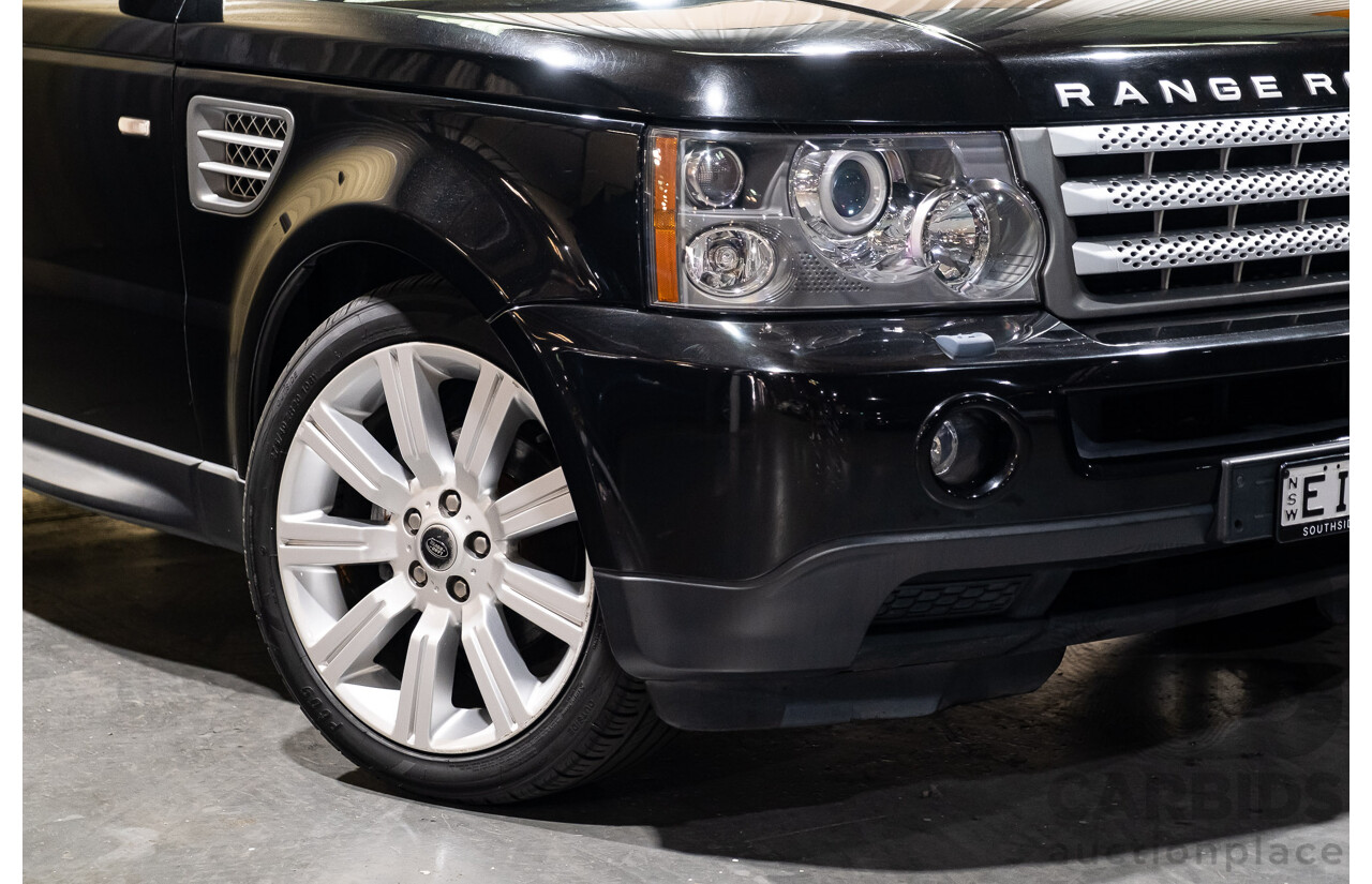 6/2009 Land Rover Range Rover Sport 2.7 TDV6 MY09 4d Wagon Black Turbo Diesel 2.7L