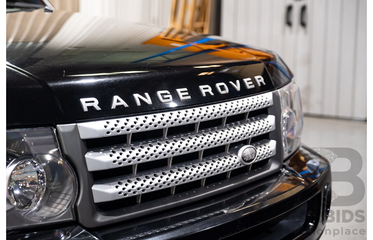 6/2009 Land Rover Range Rover Sport 2.7 TDV6 MY09 4d Wagon Black Turbo Diesel 2.7L