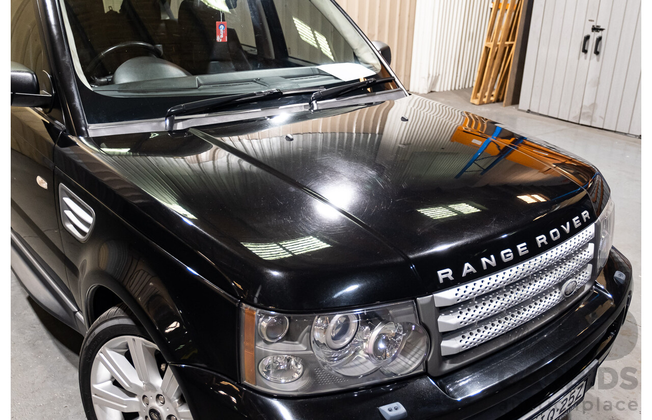 6/2009 Land Rover Range Rover Sport 2.7 TDV6 MY09 4d Wagon Black Turbo Diesel 2.7L
