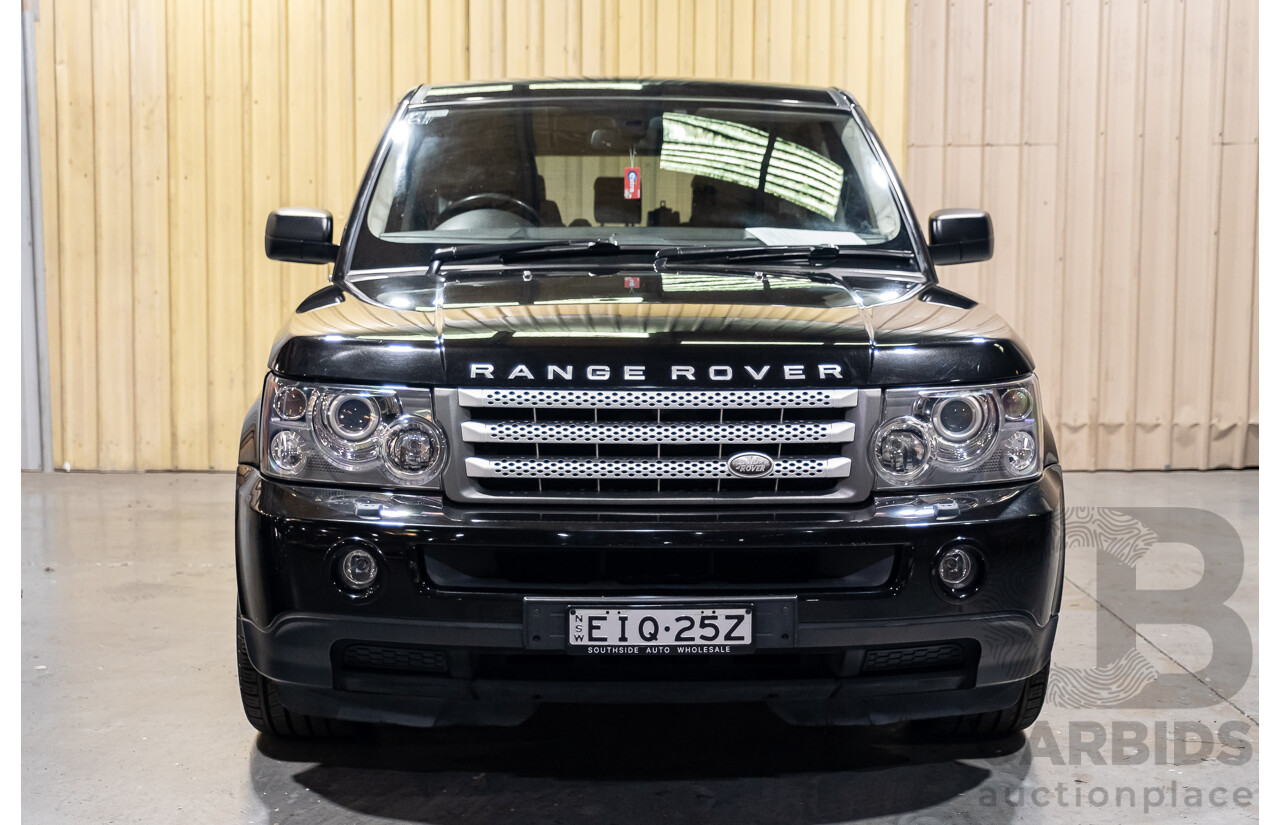 6/2009 Land Rover Range Rover Sport 2.7 TDV6 MY09 4d Wagon Black Turbo Diesel 2.7L
