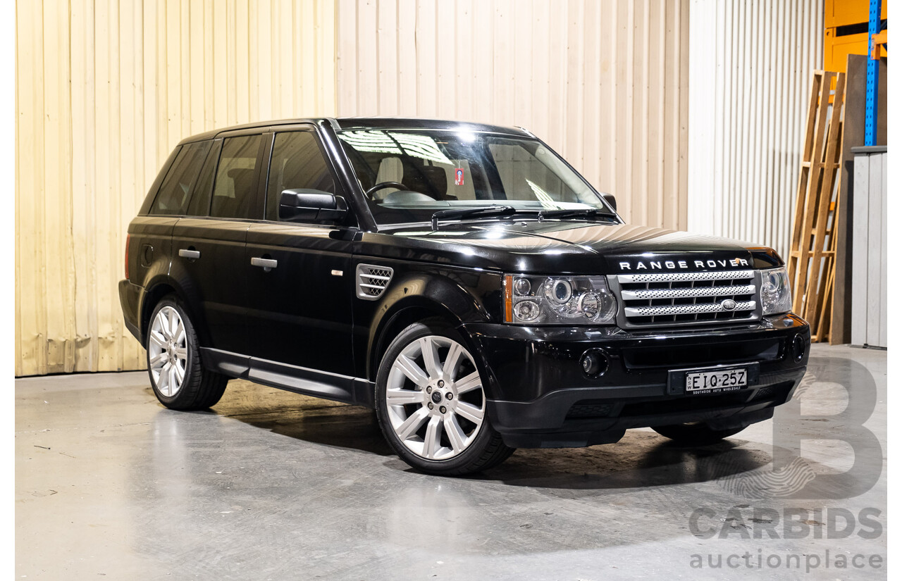 6/2009 Land Rover Range Rover Sport 2.7 TDV6 MY09 4d Wagon Black Turbo Diesel 2.7L