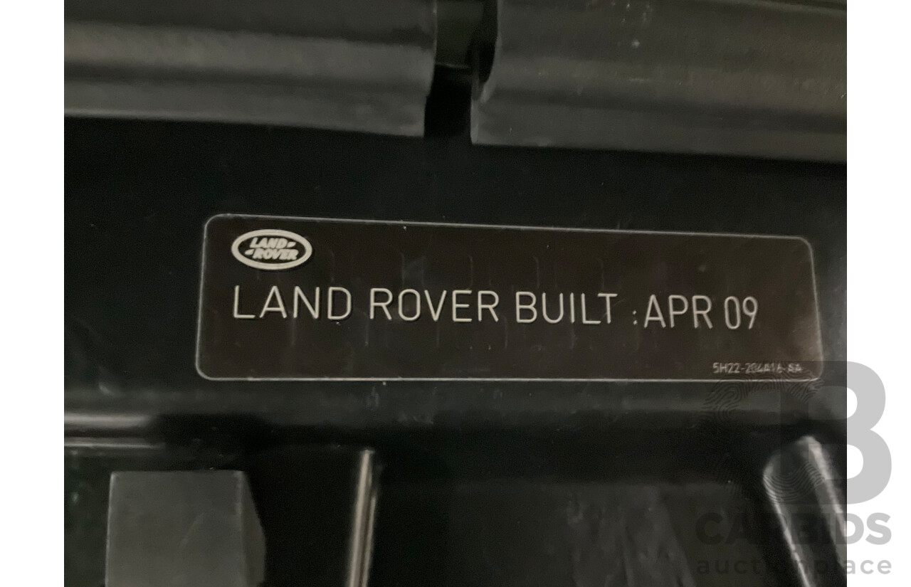 6/2009 Land Rover Range Rover Sport 2.7 TDV6 MY09 4d Wagon Black Turbo Diesel 2.7L